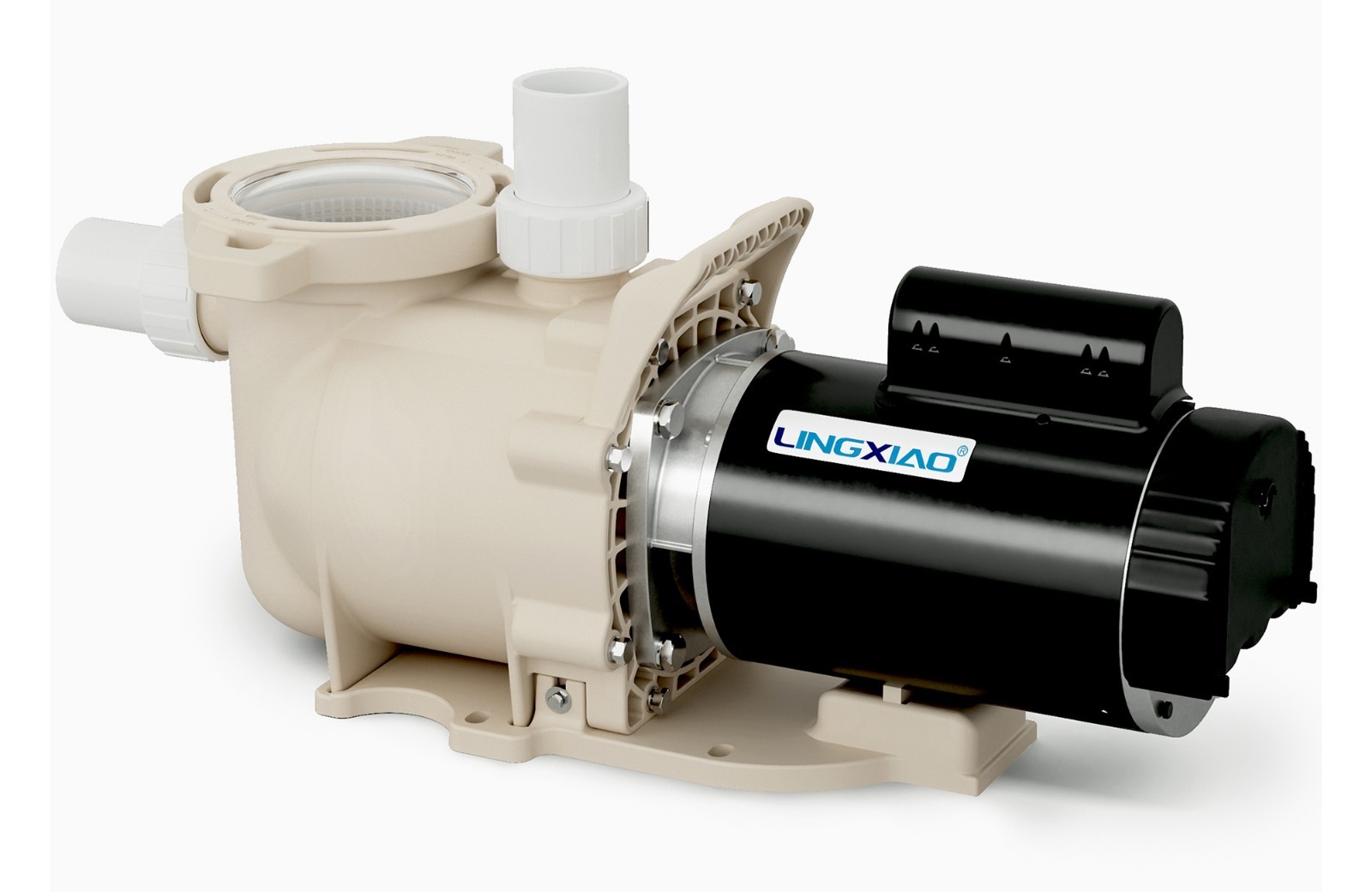 LINGXIAO 1.5HP Single Speed Pool Pump Inground, 115/230V, 6340GPH, Self Primming