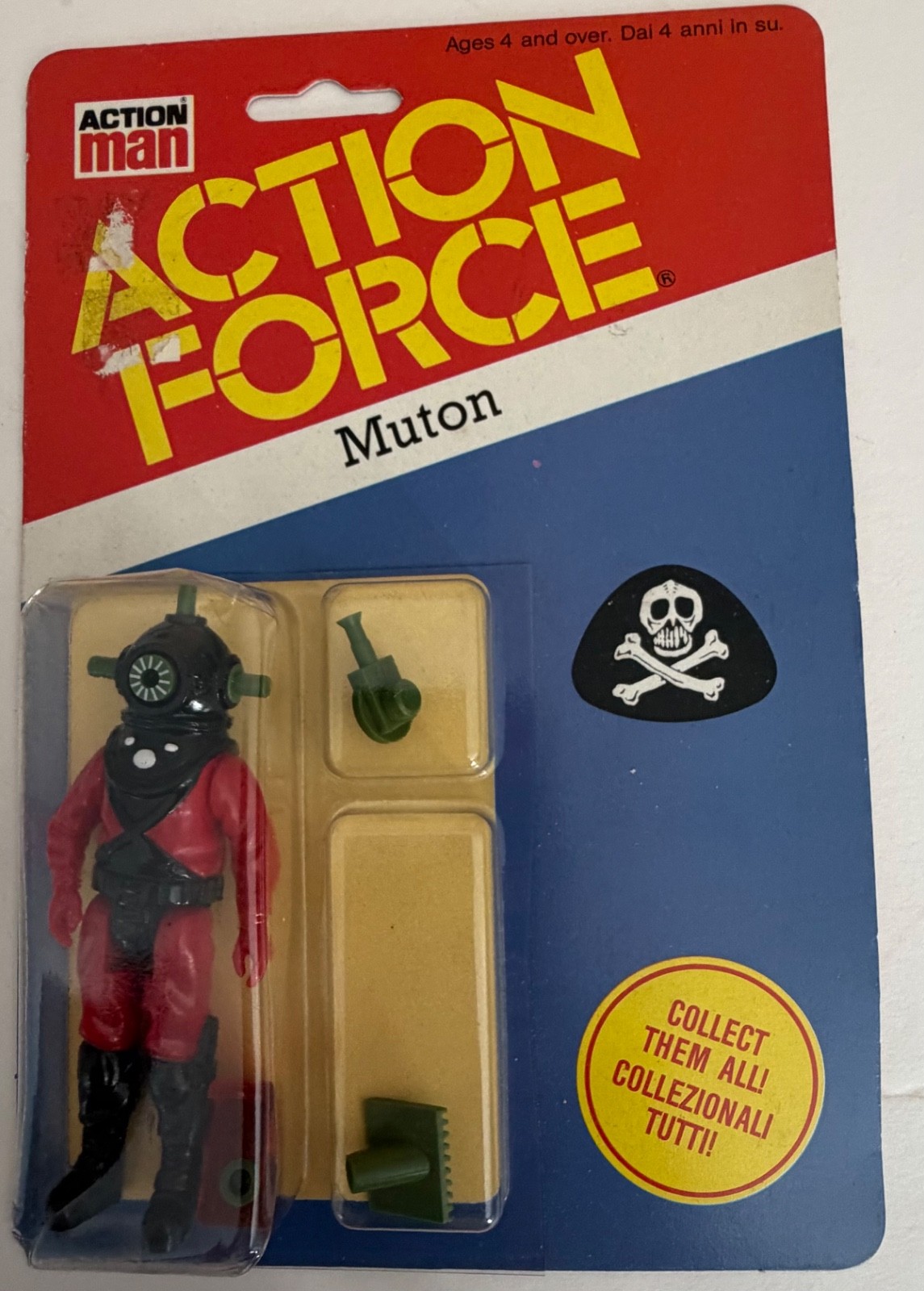 AFA READY 1983 ACTION FORCE GI JOE MUTON SEALED UNPUNCHED MOC UNUSED