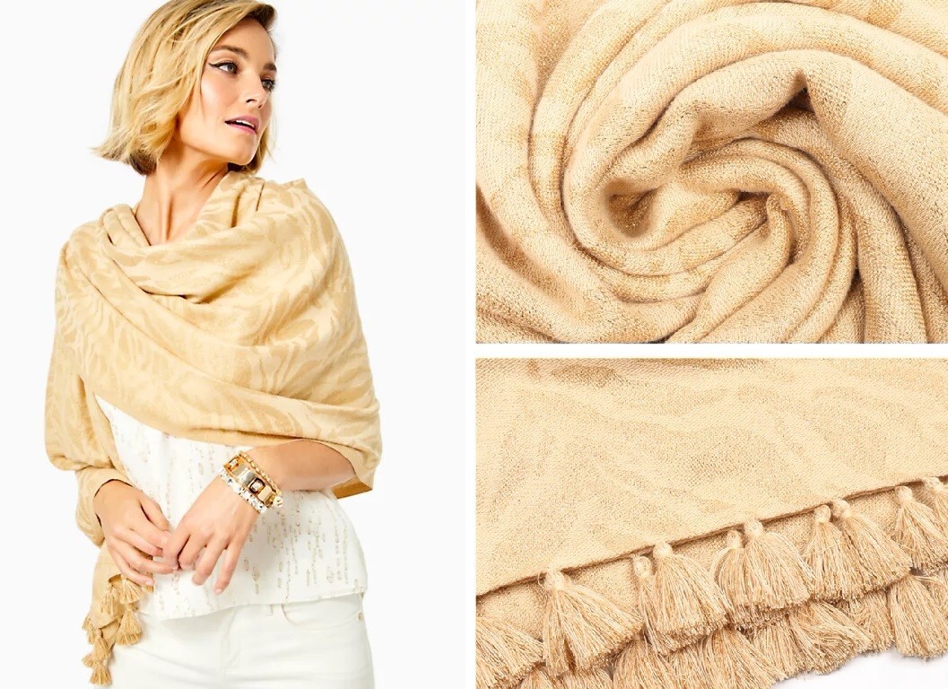 💗NEW💗$68 LILLY PULITZER💗 Metallic Golden\