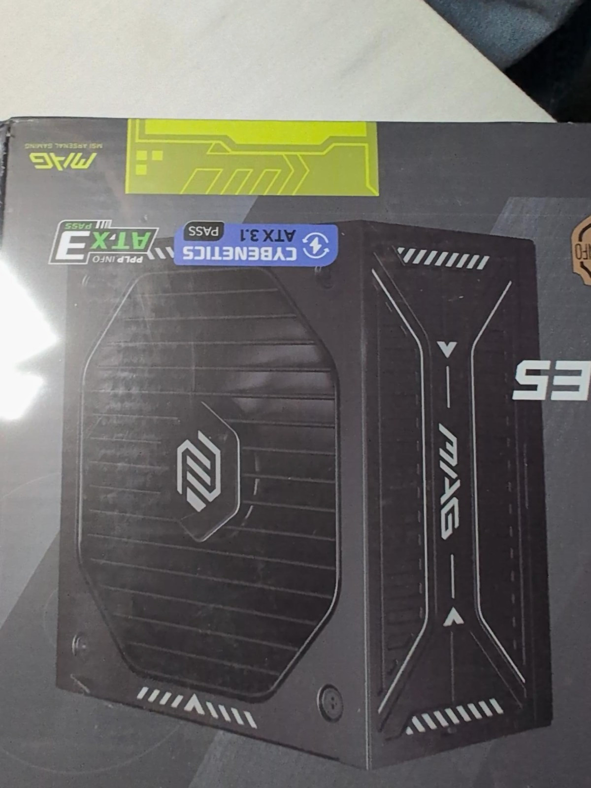 MSI MAG A750GLS PCIE5 750W ATX 3.1 Power Supply 80 Plus Gold PSU New Sealed 