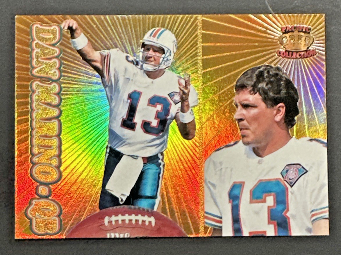 1995 Pacific Prisms Dan Marino Gold #161 Dolphins