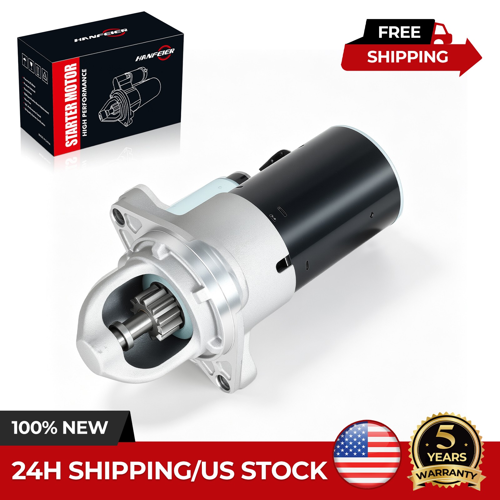New Starter For Isuzu Buick Chevy GMC Saab Hummer 4.2 L6 2.9 L4 3.7 L5 6782