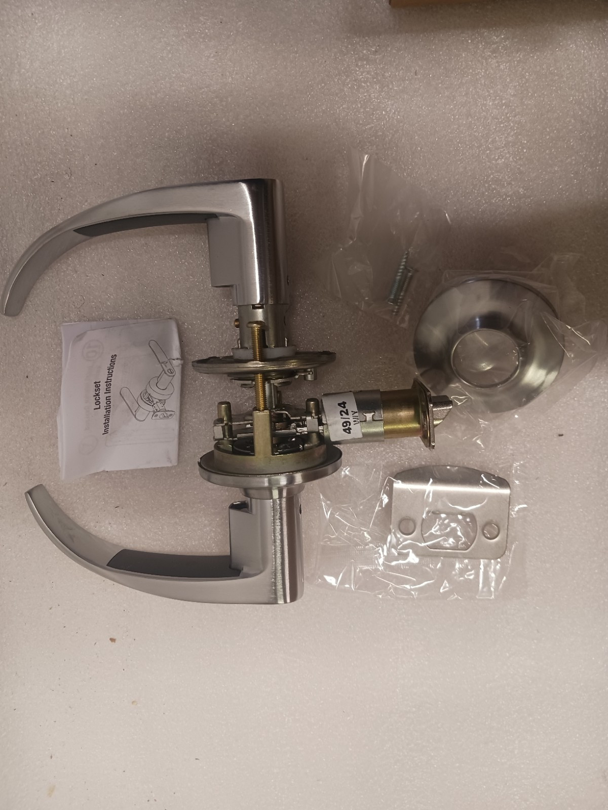 Schlage Lever Handle Lockset PRIV PCB 26D RCADJ Brushed SS Assa Abloy (WW) Schlage Lever Handle Lockset PRIV PCB 26D RCADJ Brushed SS Assa Abloy (WW)