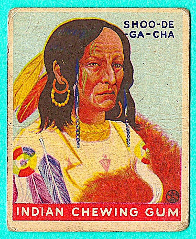 1933 R73 GOUDEY INDIAN GUM #187 - SHOO-DE-GA-CHA - HIGH Number - HTF Series 48 1933 R73 GOUDEY INDIAN GUM #187 - SHOO-DE-GA-CHA - HIGH Number - HTF Series 48