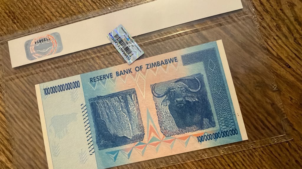 🔥 PRE-ORDER: AUTHENTIC ZIMBABWE 100 TRILLION | AA/2008 C | SHIPS IN 10 DAYS 🔥