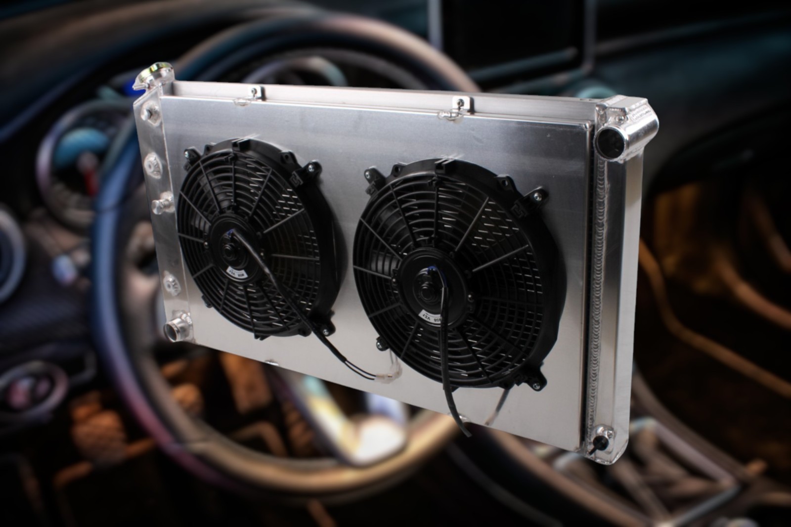 Alloy Radiator Fan Shroud Kit For Buick Riviera Regal LeSabre＆Chevy C/K 70s-80s