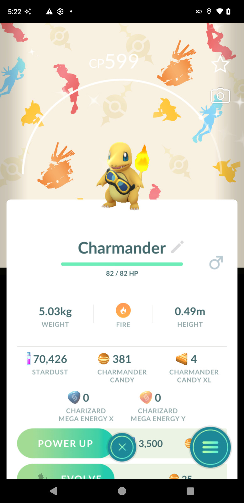 ✨ Shiny Shiny Charmander wearing Friede\'s goggles | Special BG| Tr—de | P—T—C ✨
