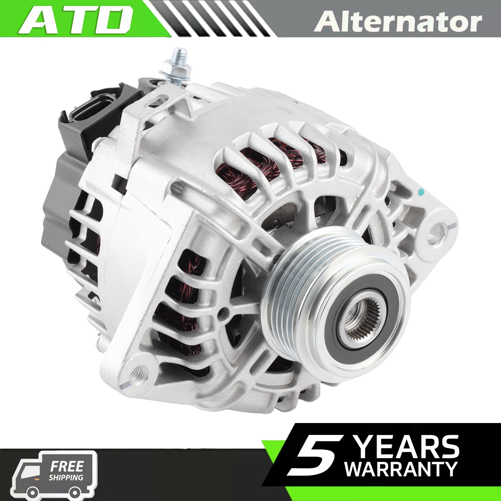 OEM Alternator For 2012-2017 Kia Rio Soul Hyundai Veloster L4 1.6L 110Amp 11609