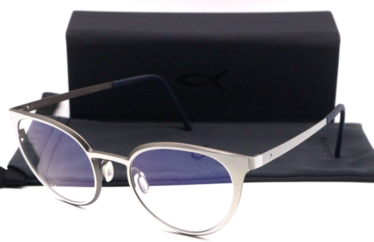 NEW BLACKFIN BONITA BAY BF 830 COL 866 WHITE TITANIUM AUTHENTIC EYEGLASSES 51-21