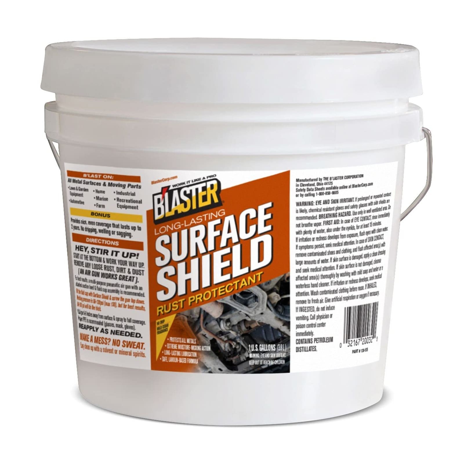 B'laster Surface Shield Anti-Rust Corrosion Protection 1 Gallon Lanolin Formula B'laster Surface Shield Anti-Rust Corrosion Protection 1 Gallon Lanolin Formula