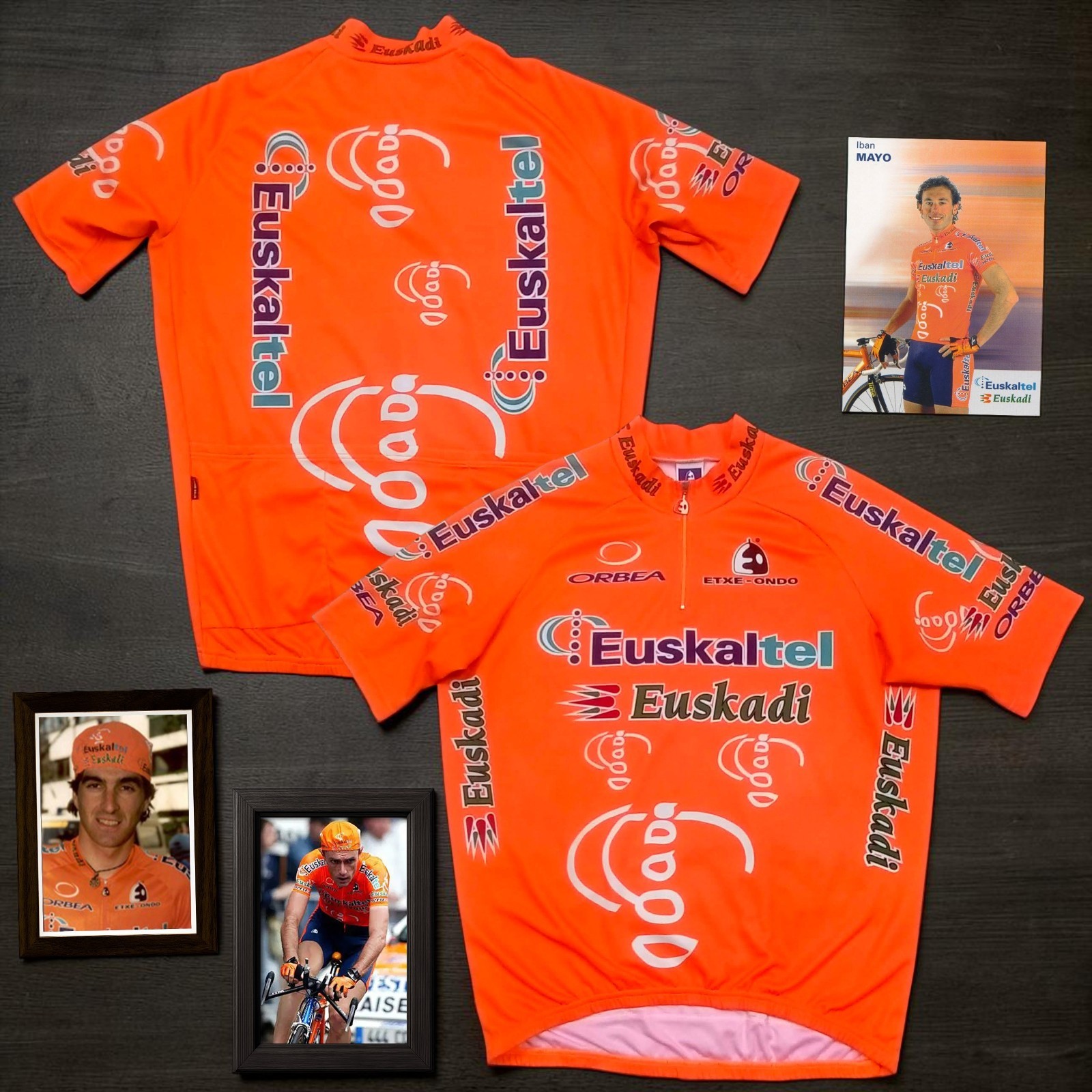 RARE VTG 2002-03 Team Euskaltel Euskadi Cycling Jersey by Etxeondo — Size XL