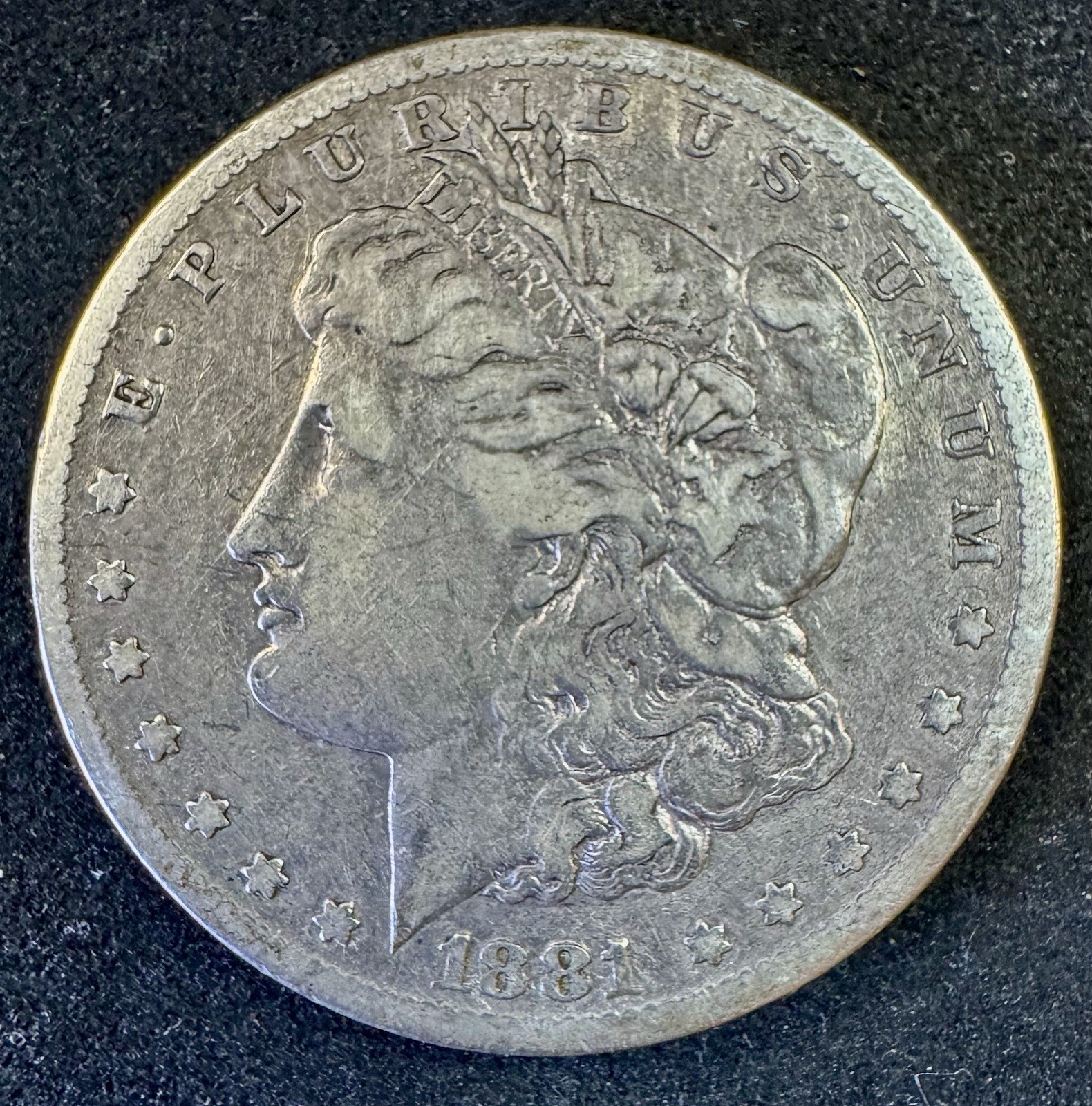 Early 1881-S Morgan Silver Dollar 90% US Coin