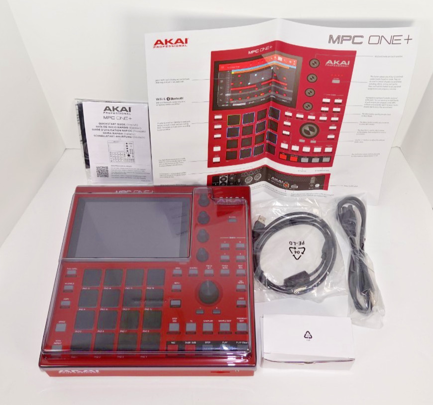 Akai MPC One+ Standalone Music Production Sampler Sequencer w/Decksaver Red New