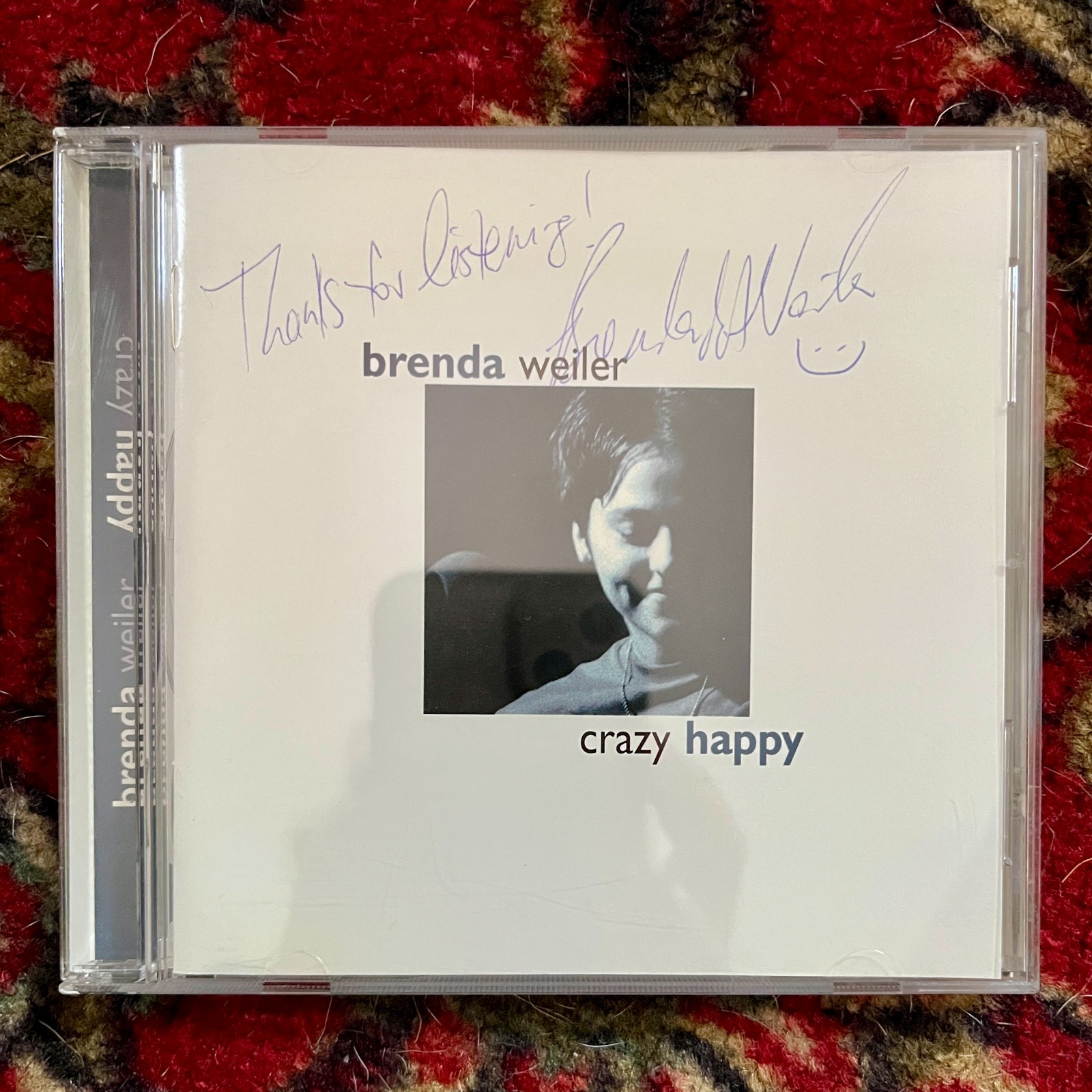 Brenda Weiler AUTOGRAPHED CD Crazy Happy