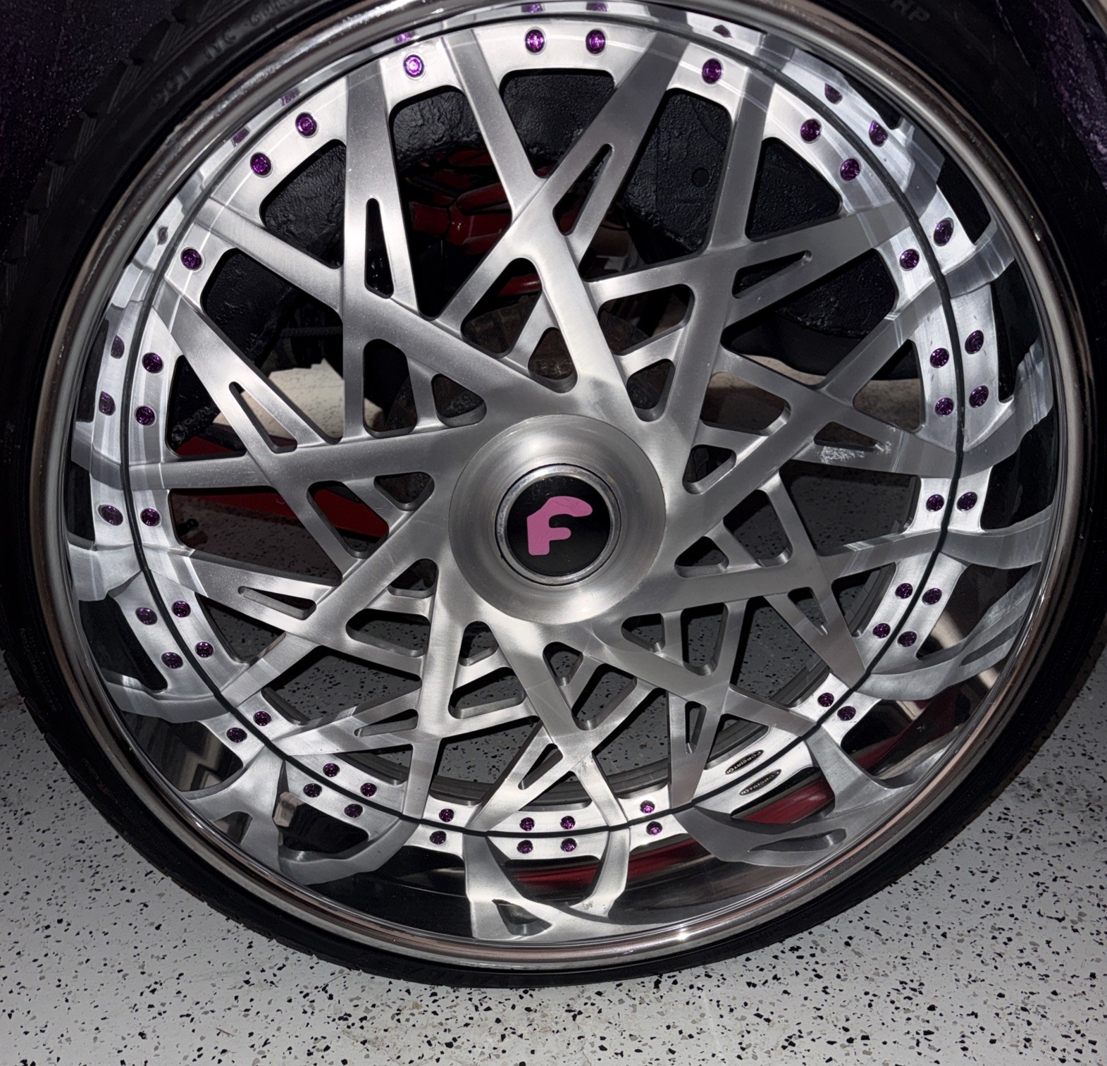 28inch Forgiato‘s Pasticcio Wheels With Floating Cap & Steering Wheel To Match