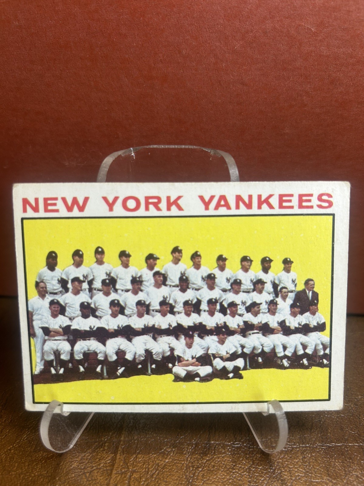 Topps 1963 New York Yankees Team Card #433 MLB Baseball Base Set Topps 1963 New York Yankees Team Card #433 MLB Baseball Base Set