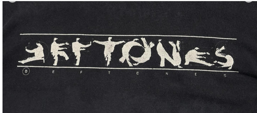 Vintage Deftones 1998 Kung Fu Shirt  Black unisex All size