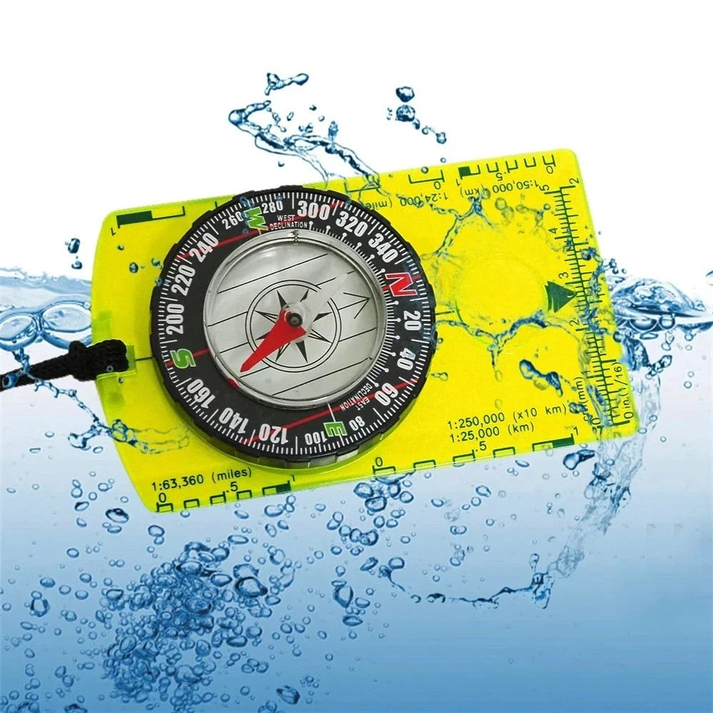 Waterproof Outdoor Compass for Hiking Camping Backpacking Orienteering Map Readi