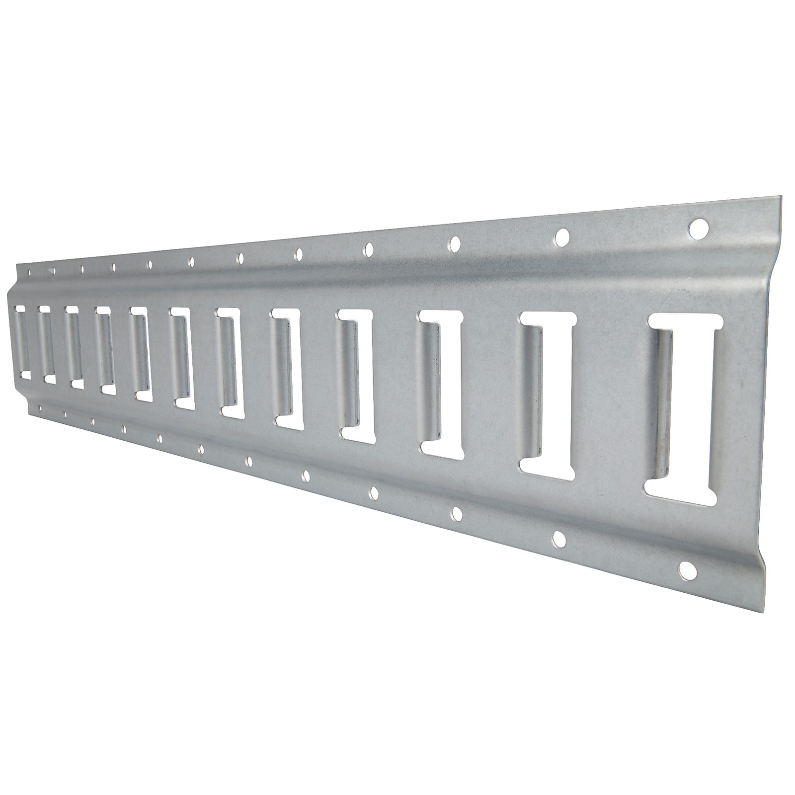 Ultra-Tow 2000-Lb. Capacity Horizontal E-Track, 4ft., Galvanized Silver, 4-Pack