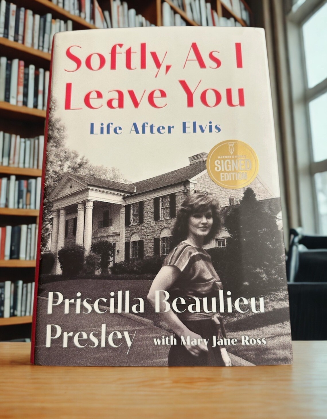 Softly As I Leave You Signed Priscilla Presley Life After Elvis Memoir HC New