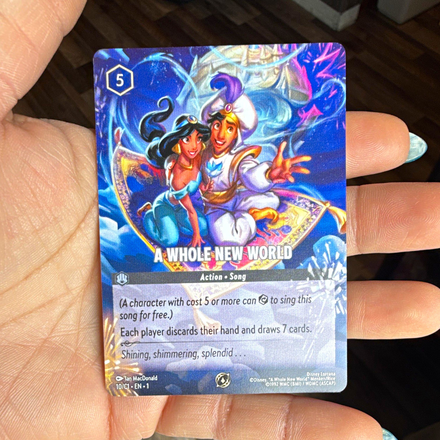 Ravensburger Disney Lorcana A Whole New World standard Rare 10/204 EN Cost 5 Ravensburger Disney Lorcana A Whole New World standard Rare 10/204 EN Cost 5