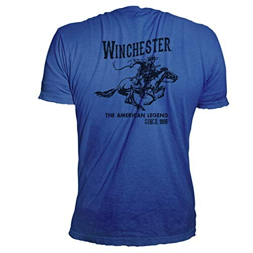 Winchester Official Vintage Rider Graphic Printed Short Sleeve T-Shirt
