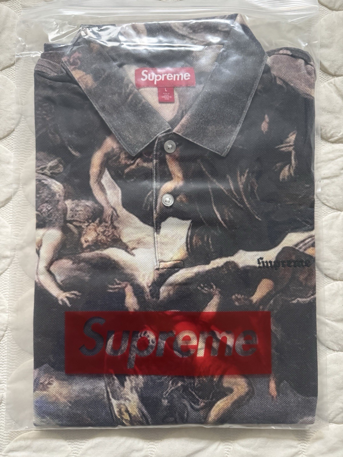Supreme Crucifixion Polo - Size Large - In Hand Ready To Ship Supreme Crucifixion Polo - Size Large - In Hand Ready To Ship