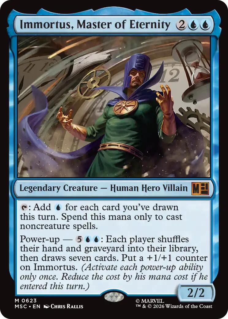 Immortus, Master of Eternity 623 MTG Commander: Marvel Super Heroes M NM Foil