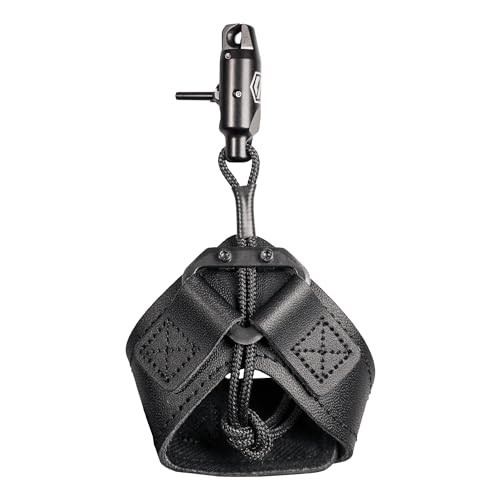 Quick Shot Release Buckle Strap Black, One Size, Ambidextrous Archery Aid