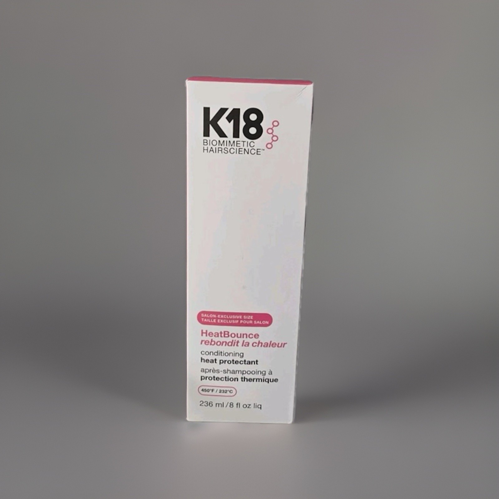 K18 HeatBounce Conditioning Heat Protectant 8 oz/ 236 ml New In Box