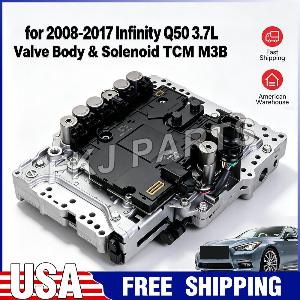 RE7R01A Transmission Valve Body Solenoids TCM FOR 2007-18 Infinity Q50