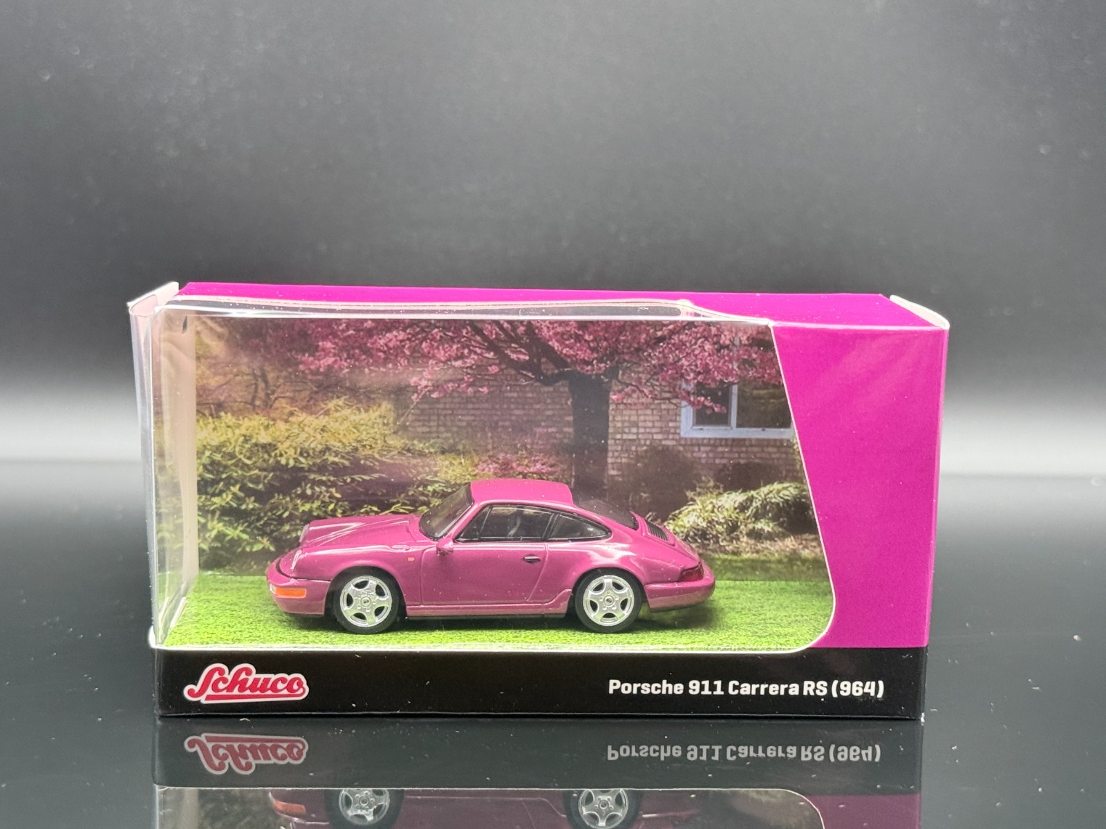 Tarmac Works Porsche 911 964 RS Ruby Star – Collab64 1/64