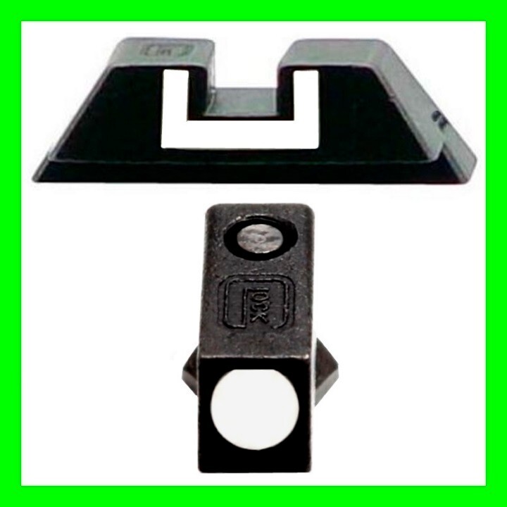 Glock OEM Fixed Steel Front & Rear Sight 20 20SF 21 21SF 29 30 31 32 36 40 41