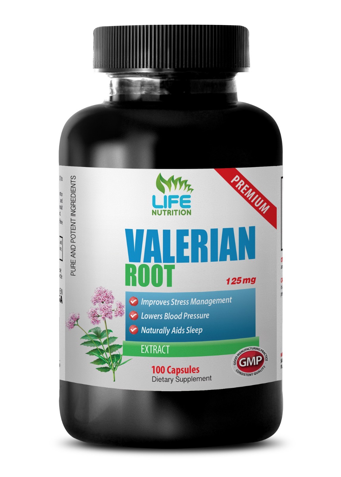 valerian plant - Valerian Root 125mg (1) - herbal sleep aid
