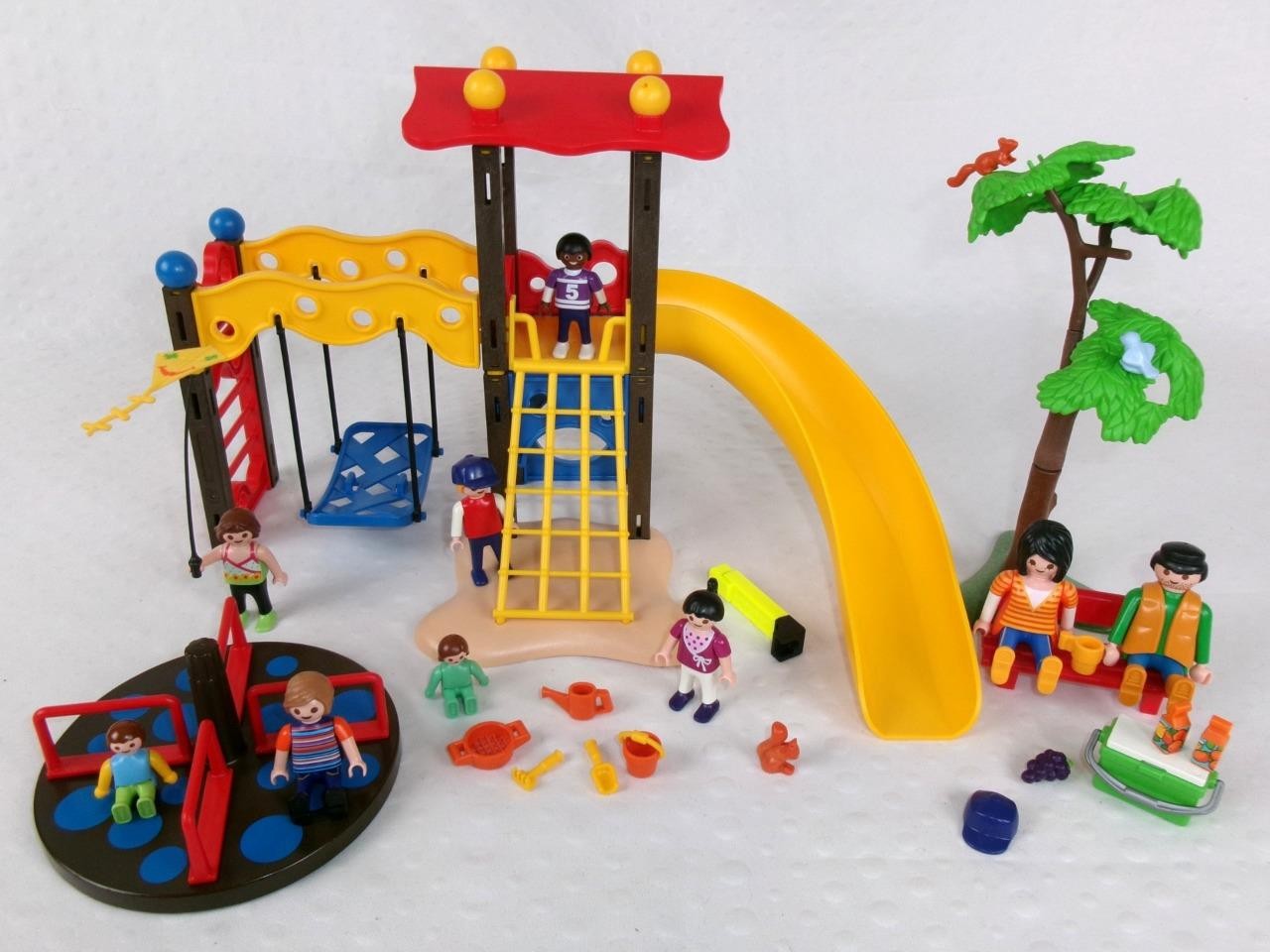 PLAYMOBIL City Life Playground Set 5612 Lot With Extras
