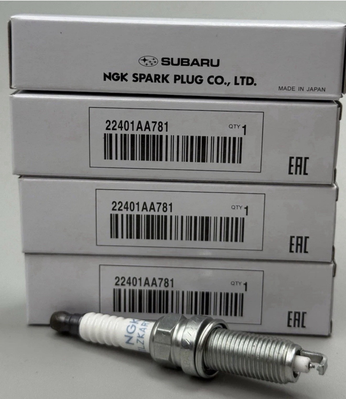 Genuine OEM Subaru Spark Plugs Forester Impreza Legacy Crosstrek 2011-2019 Set 4