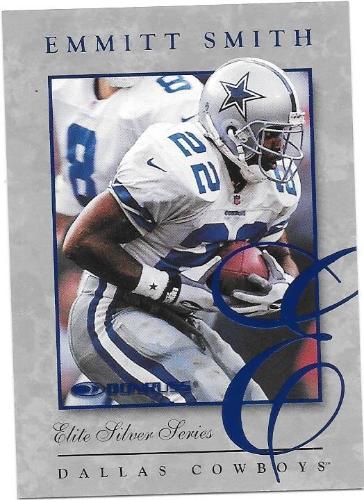 1997 DONRUSS #1 EMMITT SMITH THE ELITE SERIES 1917/5000 1997 DONRUSS #1 EMMITT SMITH THE ELITE SERIES 1917/5000