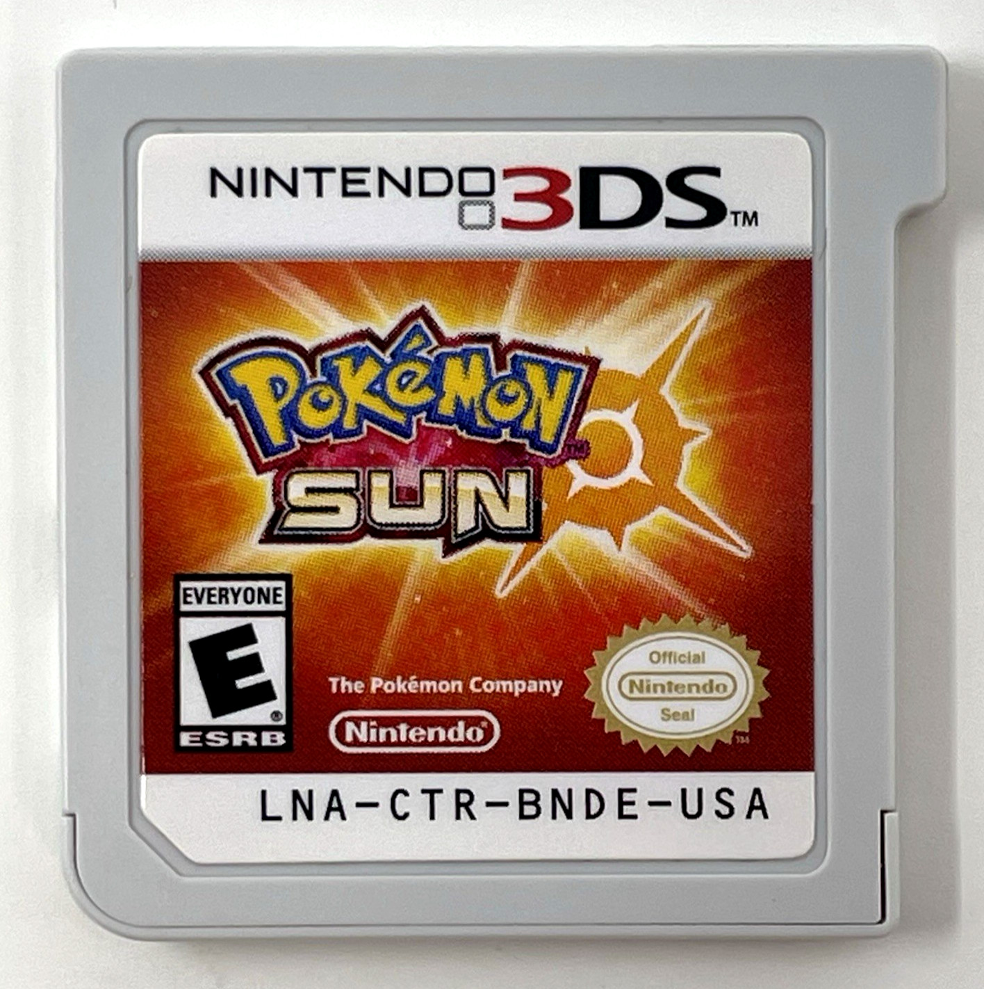 Pokémon Sun - Nintendo 3DS Game - Authentic - Cartridge Only - Top Condition