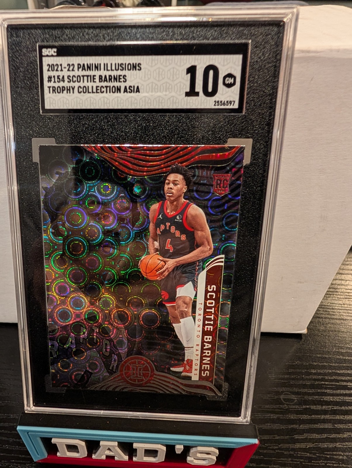 2021-22 Panini Illusions Trophy Collection Asia Scottie Barnes RC Rookie SGC 10 2021-22 Panini Illusions Trophy Collection Asia Scottie Barnes RC Rookie SGC 10