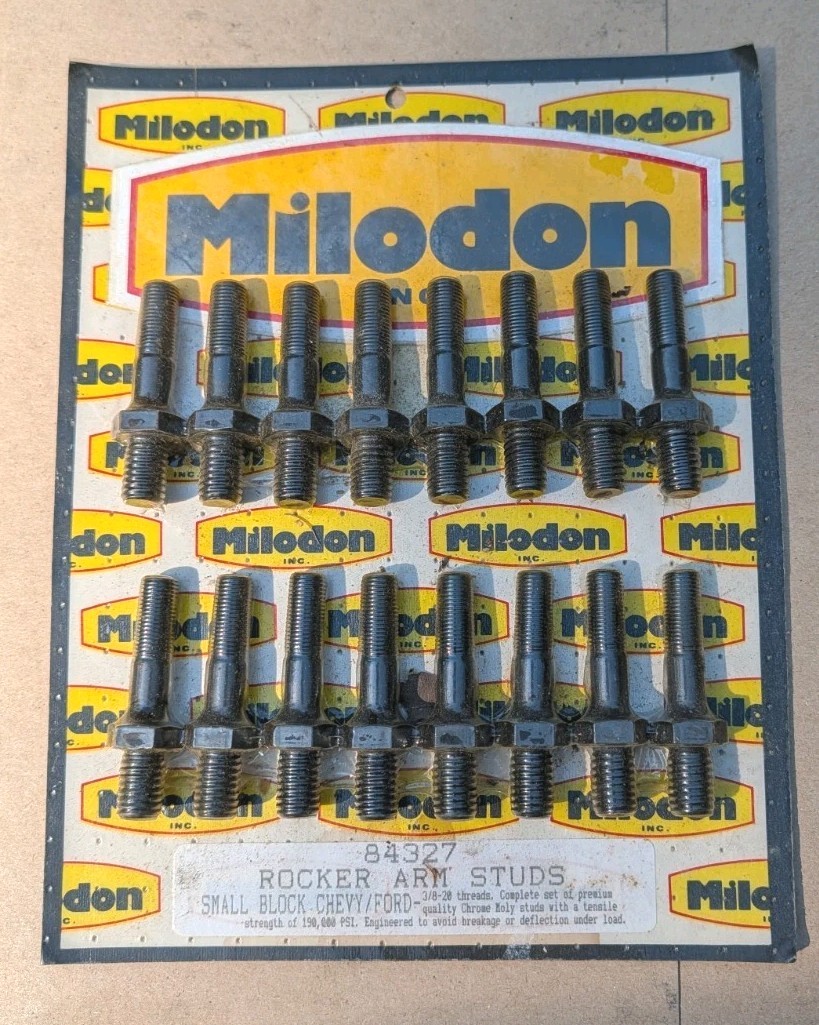 Vintage Milodon Rocker Arm Studs NOS 7/16 20 Thread Small Block Chevy/Ford Vintage Milodon Rocker Arm Studs NOS 7/16 20 Thread Small Block Chevy/Ford
