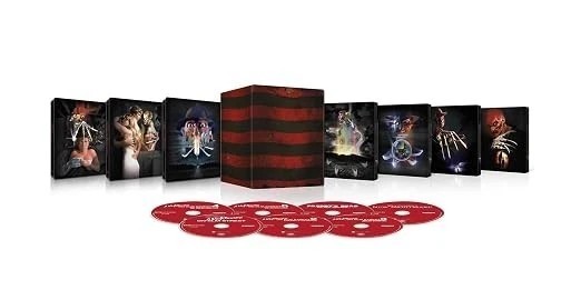 A Nightmare on Elm Street 7-Film Steelbook  Case (4K Ultra HD + Digital) Presale