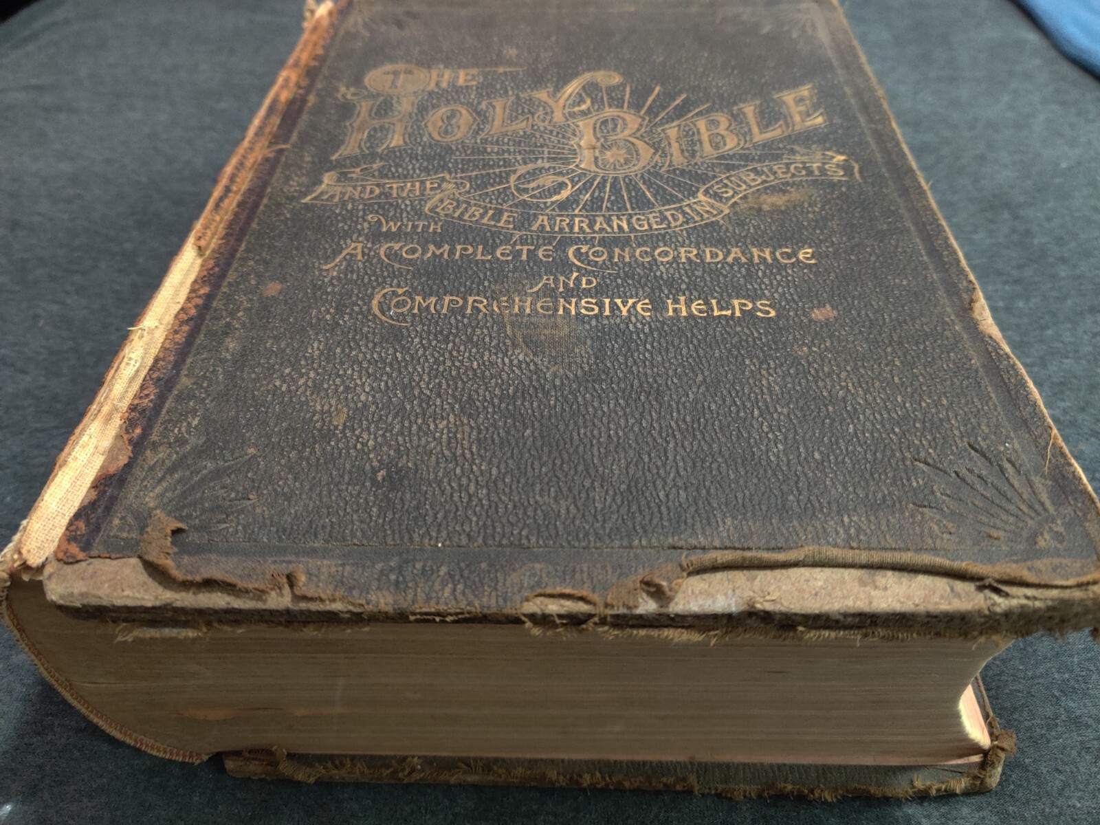 Antique (1891) Bible- looks really cool- restore or adore Antique (1891) Bible- looks really cool- restore or adore