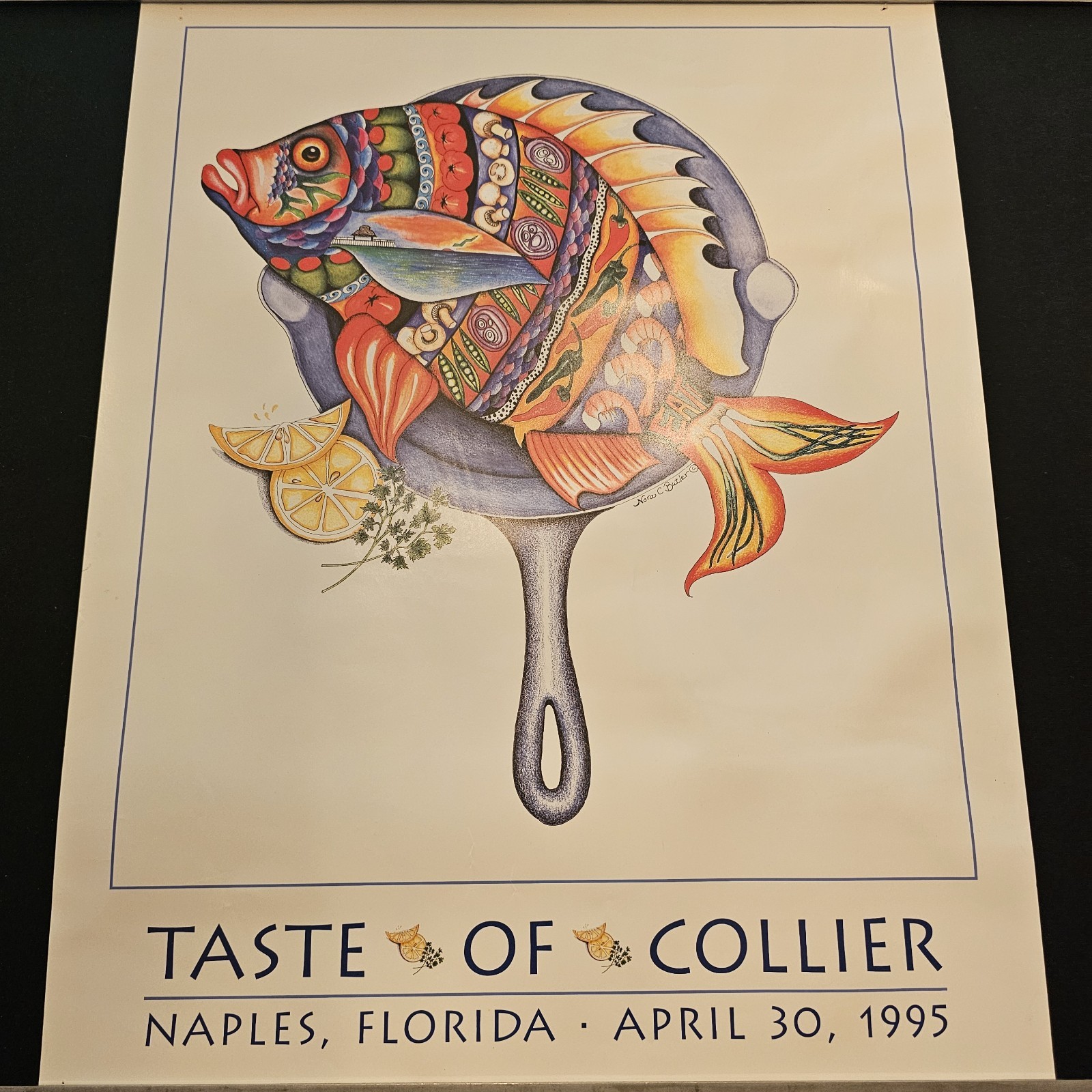 Taste Of Collier Poster 1995 Taste Of Collier Poster 1995