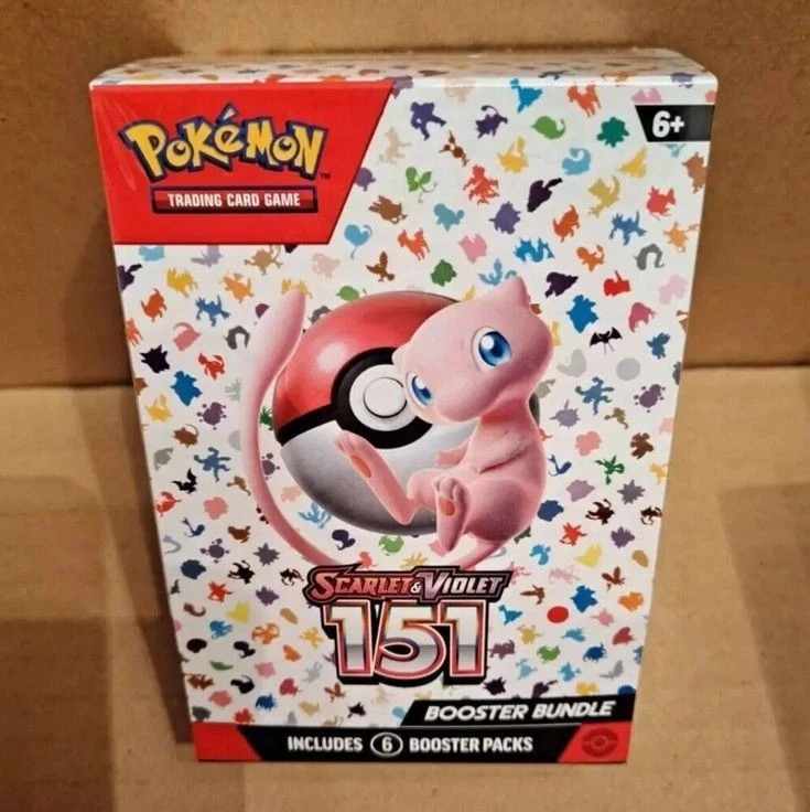 Pokemon TCG Scarlet & Violet 151 Booster Bundle Sealed New (6 packs)
