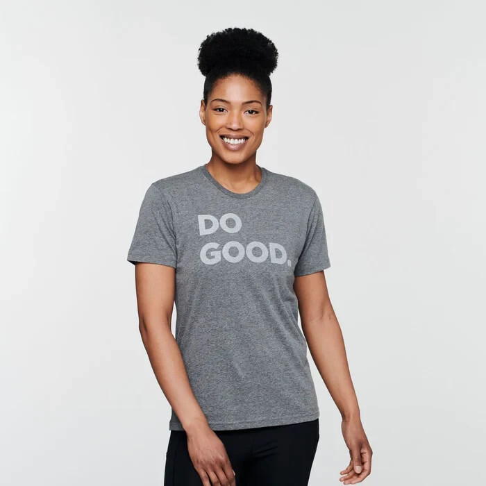 NWT COTOPAXI Women\'s T-Shirt, Size M , Heather Gray DO GOOD