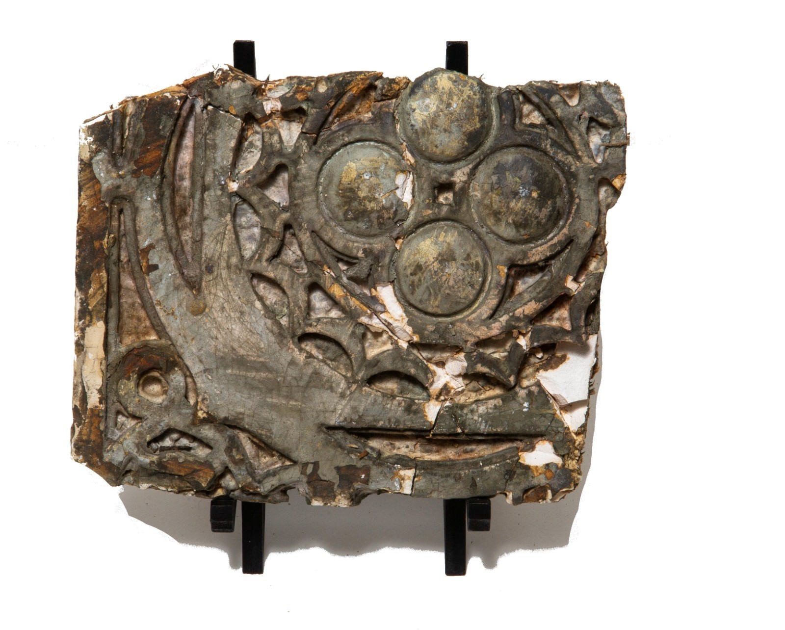 original adler and sullivan garrick or schiller theater plaster fragment 1892