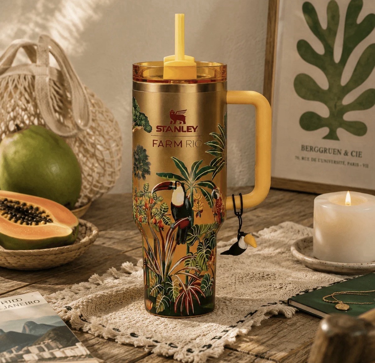 Farm Rio Stanley 30 Oz Tumbler -woods Farm Rio Stanley 30 Oz Tumbler -woods
