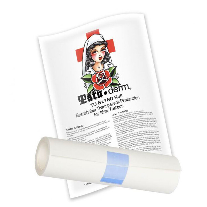 Tatu-Derm Clear Tattoo Bandage Aftercare 6\