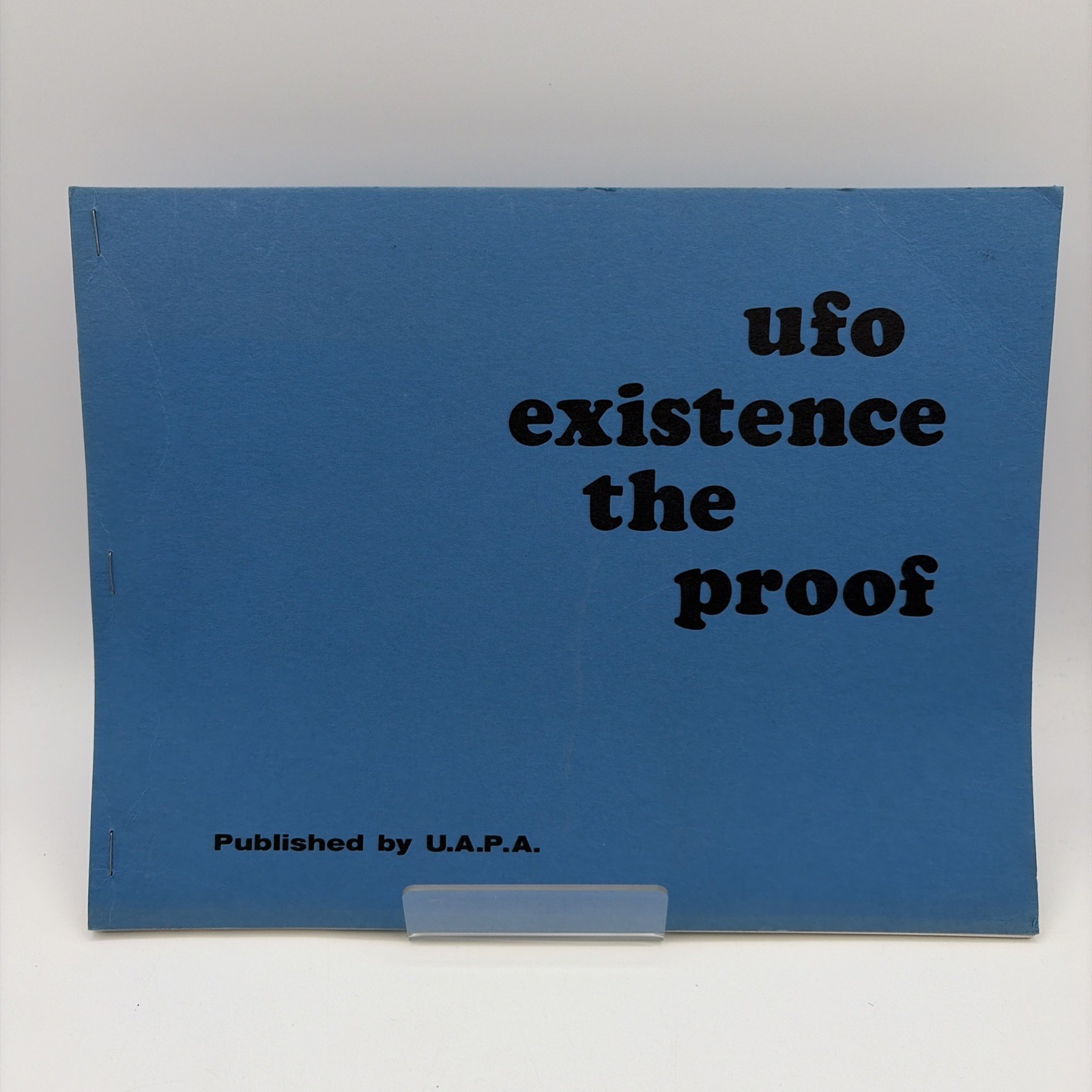 UFO Existence The Proof U.A.P.A. Allan J. Manak 1970 Booklet
