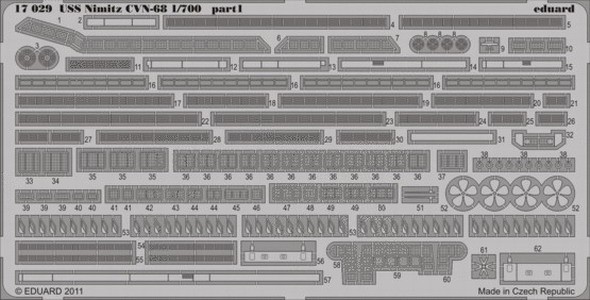 Eduard 1/700 CVN-68 Nimitz 1975 Detail (Trumpeter) 17029 Eduard 1/700 CVN-68 Nimitz 1975 Detail (Trumpeter) 17029